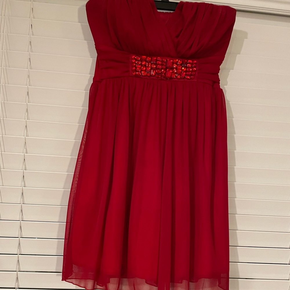 Large Red Trixxi Dress